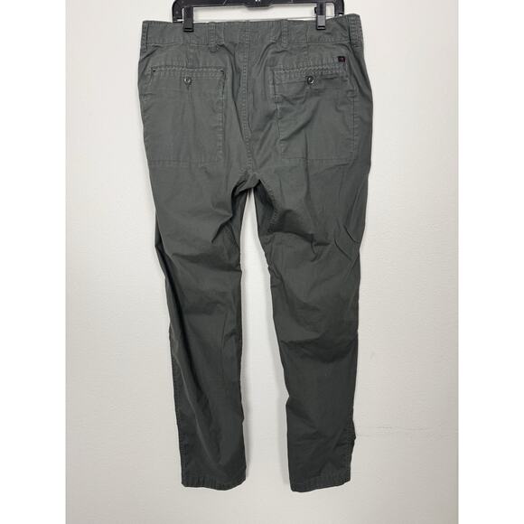 Relwen Flyweight Flex Chino Mens 34 Olive Green Lightweight Pants - Picture 2 of 12